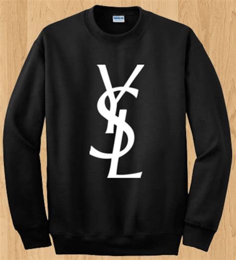 ysl sweater logo mens|ysl sweater men.